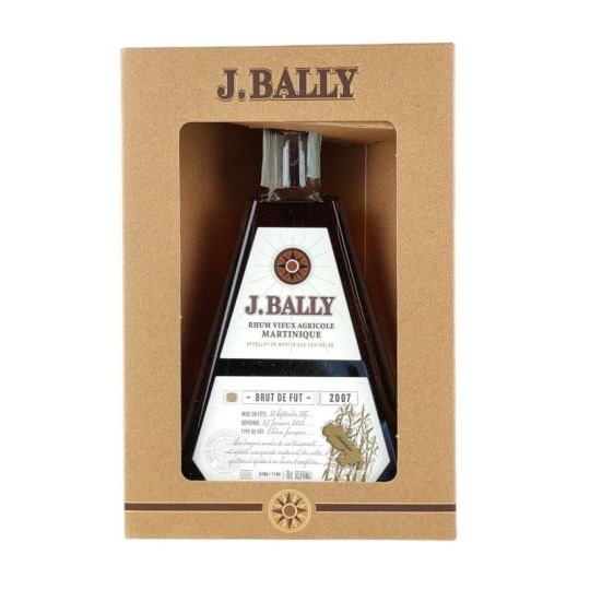 J. Bally - Rum Vieux Agricole Martinique Pyramide Brut de Fut 15 y 2007 0,70 lt. + Box - Enoteca Bevi Bene