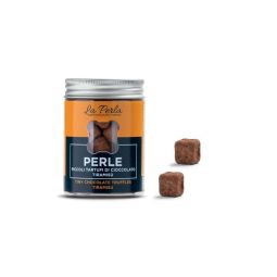 La Perla Cioccolato di Torino - Perle Tiramisù. Piccoli Tartufi di Cioccolato bianco con Nocciola 50 gr.