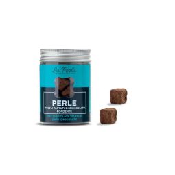 La Perla Cioccolato di Torino - Perle Fondente. Piccoli Tartufi di Cioccolato fondente con Nocciola 50 gr.