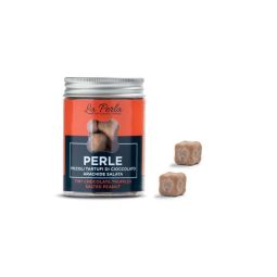 La Perla Cioccolato di Torino - Perle Arachide Salata. Piccoli Tartufi di cioccolato bianco al caramello 50 gr.