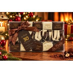 La Perla Cioccolato di Torino - Tartufi di cioccolato 30 Anni Nero & Bianco 145 gr.
