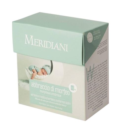 Meridiani Bouquet - Tisana Miscela di Erbe per Infusione Verbena e Melissa Abbraccio di Morfeo 15 bustine da 2 gr