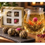 Meridiani Bouquet - Confezione Regalo 4 Blooming Teas / Nidi di The 28 gr. - Enoteca Bevi Bene
