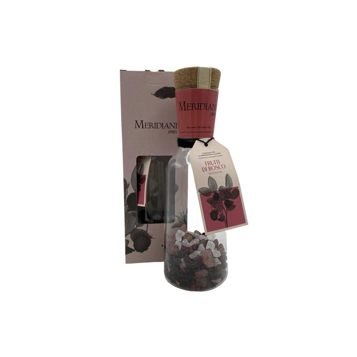 Meridiani Spirits - Idea Regalo Preparato per Liquore: Frutti di Bosco 170 gr. - Enoteca Bevi Bene
