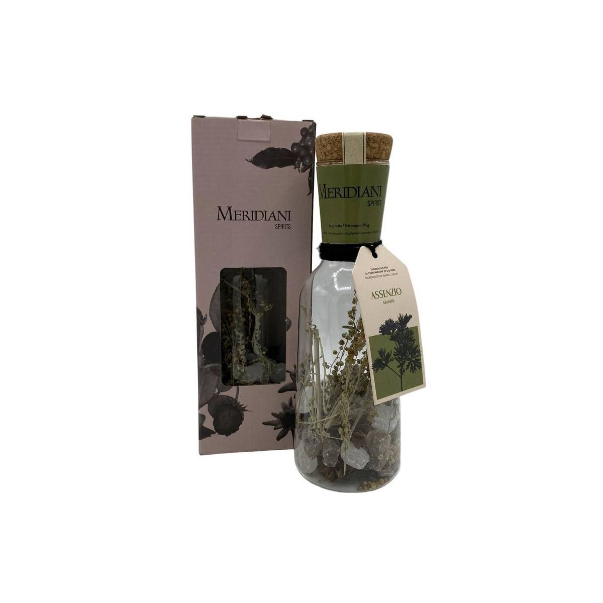 Meridiani Spirits - Idea Regalo Preparato per Liquore: Assenzio 190 gr. - Enoteca Bevi Bene