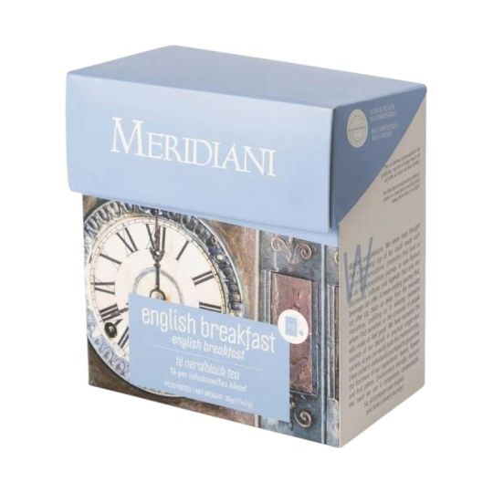 Meridiani Bouquet - Tè Nero per infusione "English Breakfast" 15 bustine da 2 gr - Enoteca Bevi Bene