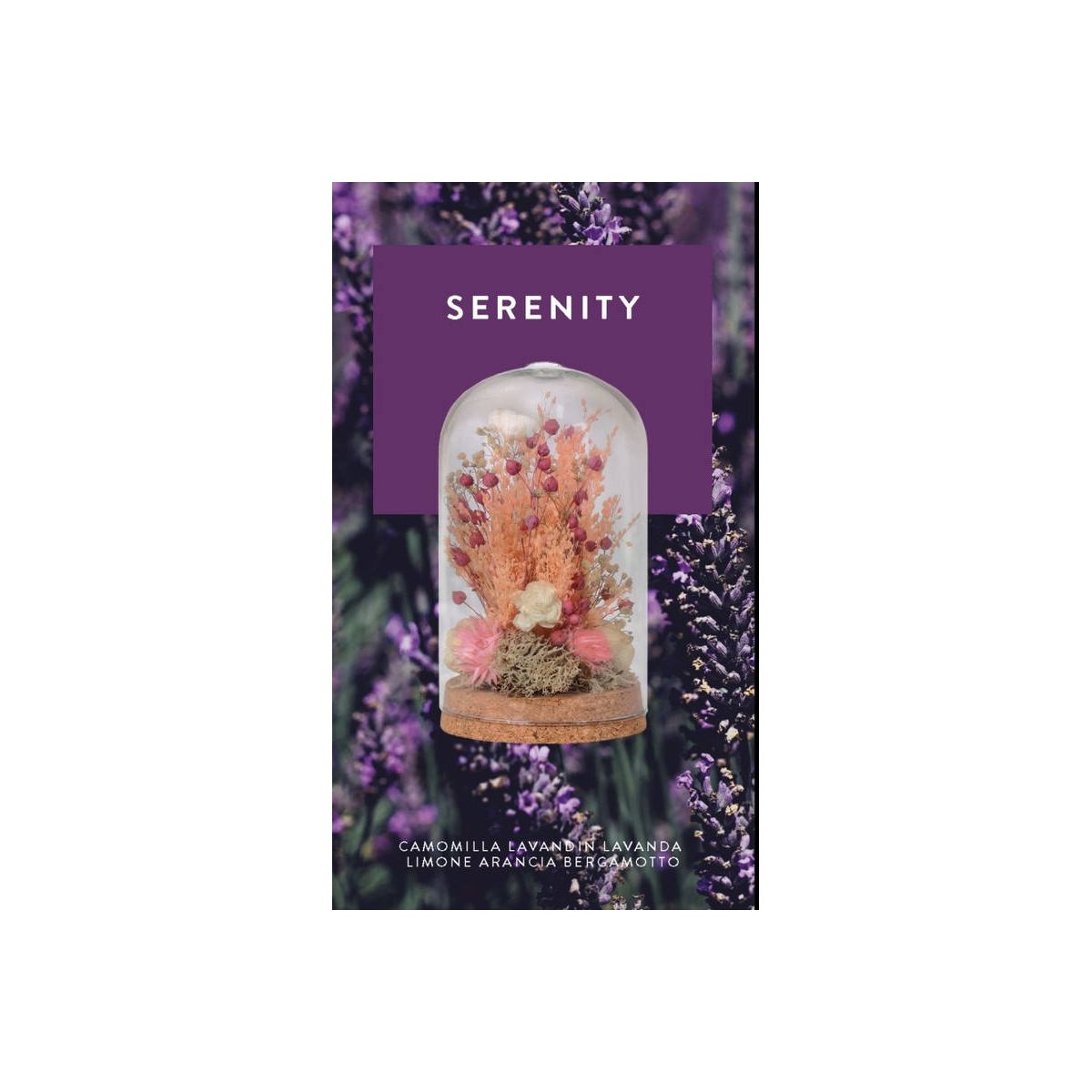 Meridiani Bouquet - Profumatore per ambiente Cloche Botanica con Olio Essenziale Serenity
