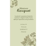 Meridiani Bouquet - Profumatore per ambiente Cloche Botanica con Olio Essenziale Serenity