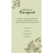 Meridiani Bouquet - Profumatore per ambiente Cloche Botanica con Olio Essenziale Focus