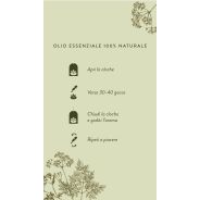 Meridiani Bouquet - Profumatore per ambiente Cloche Botanica con Olio Essenziale Focus