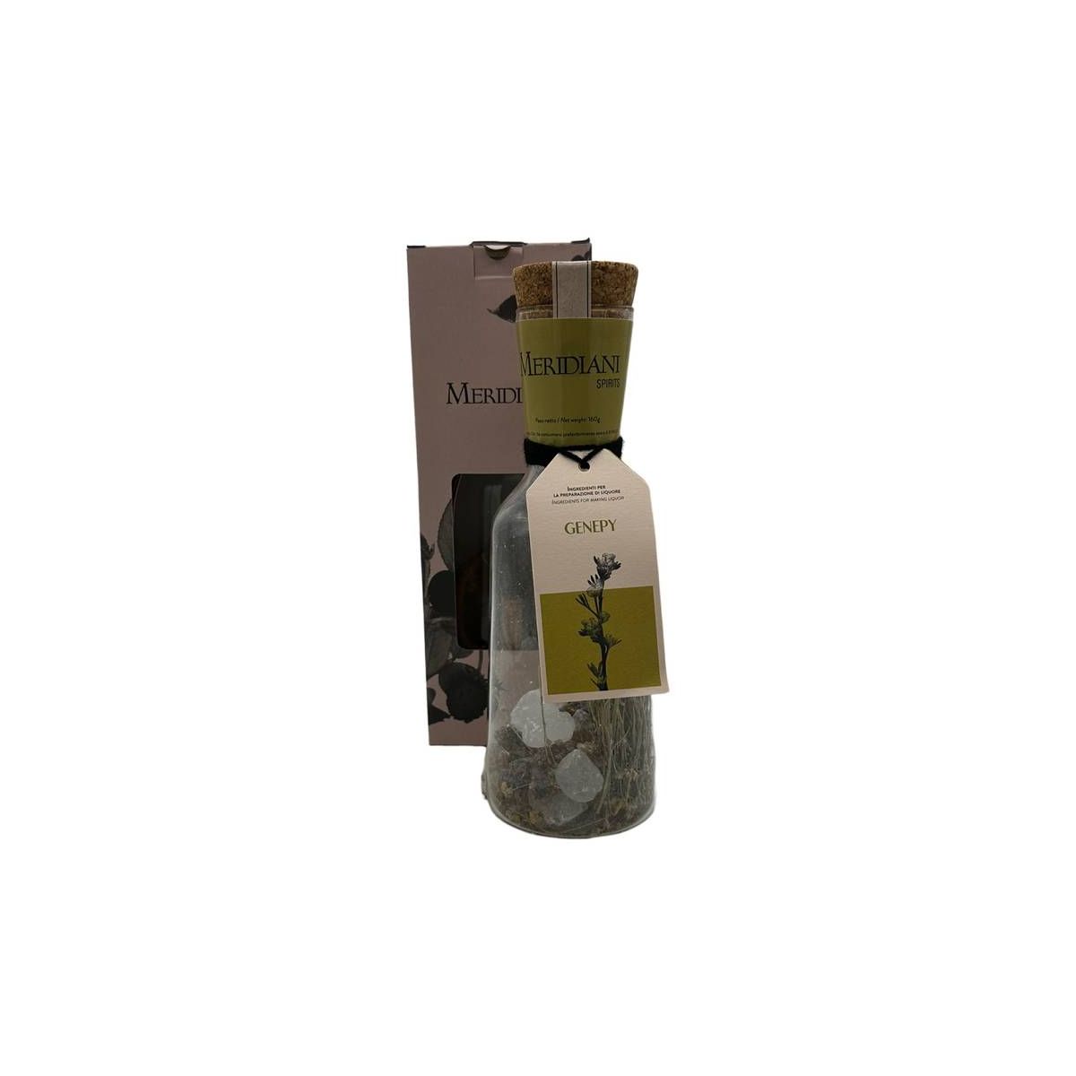 Meridiani Spirits - Idea Regalo Preparato per Liquore: Genepy 160 gr. - Enoteca Bevi Bene