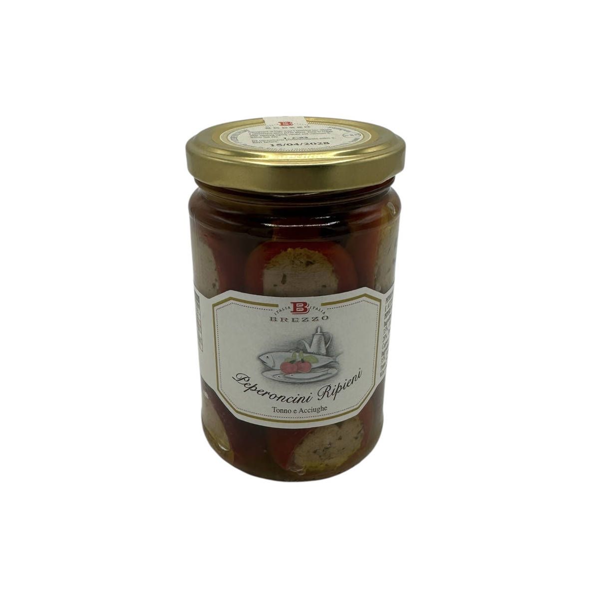 Brezzo - Peperoncini Ripieni con Tonno e Acciughe 280 gr.
