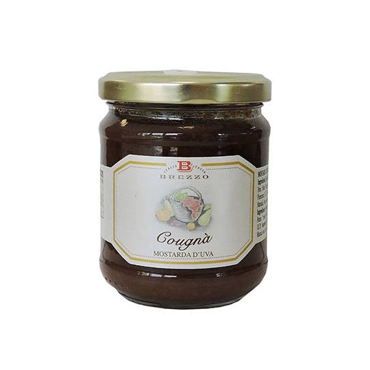 Brezzo - Cougnà Mostarda d'Uva Piemontese 200 gr. - Enoteca Bevi Bene