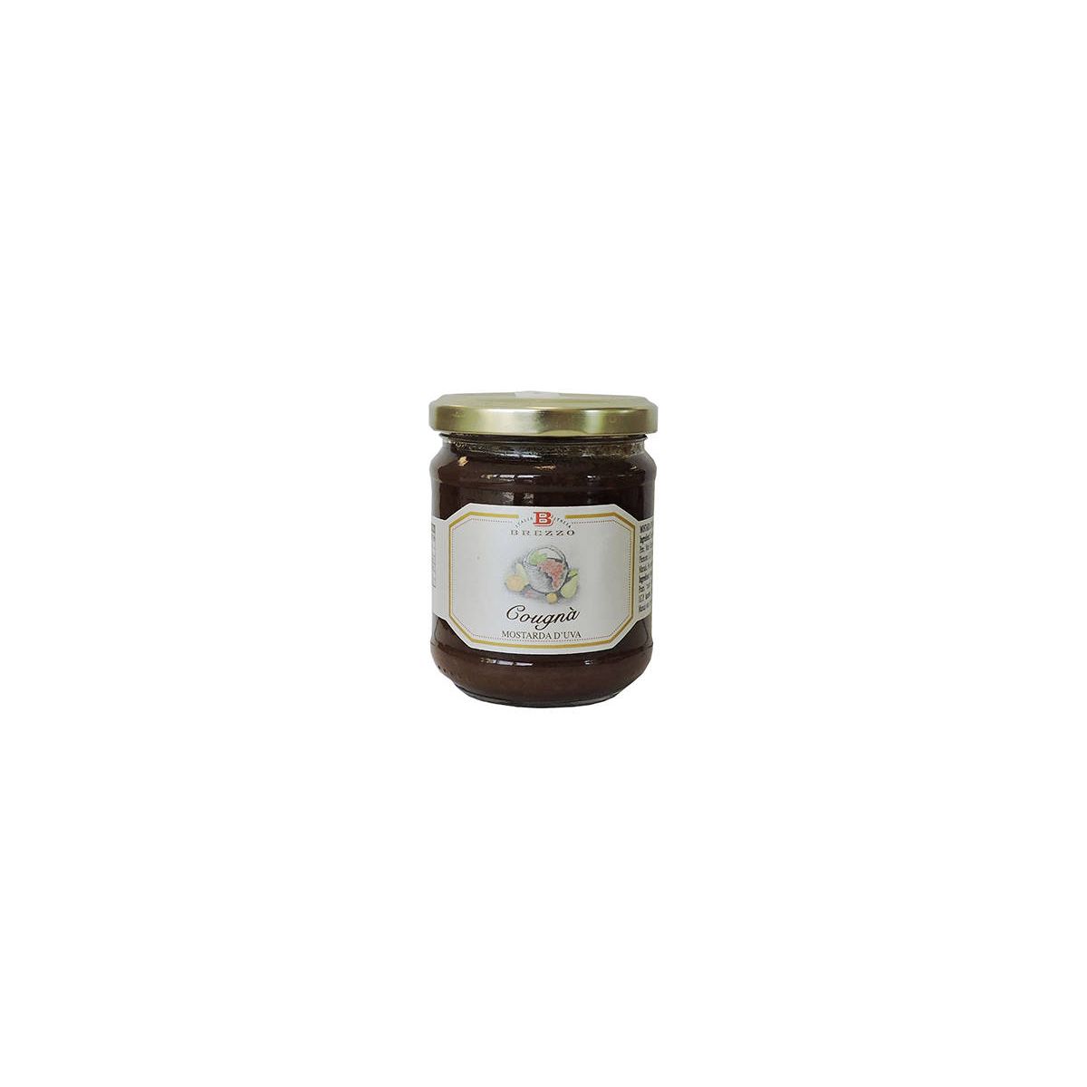Brezzo - Cougnà Mostarda d'Uva Piemontese 200 gr. - Enoteca Bevi Bene