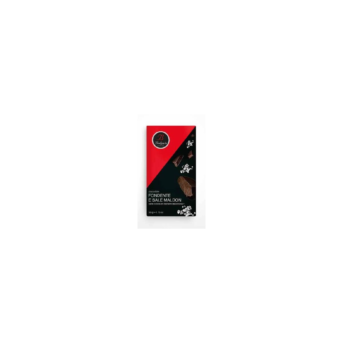 Bodrato - Tavoletta di Cioccolato Fondente e Sale Maldon 50 gr.