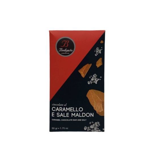 Bodrato - Tavoletta di Cioccolato al Caramello e Sale Maldon 50 gr.