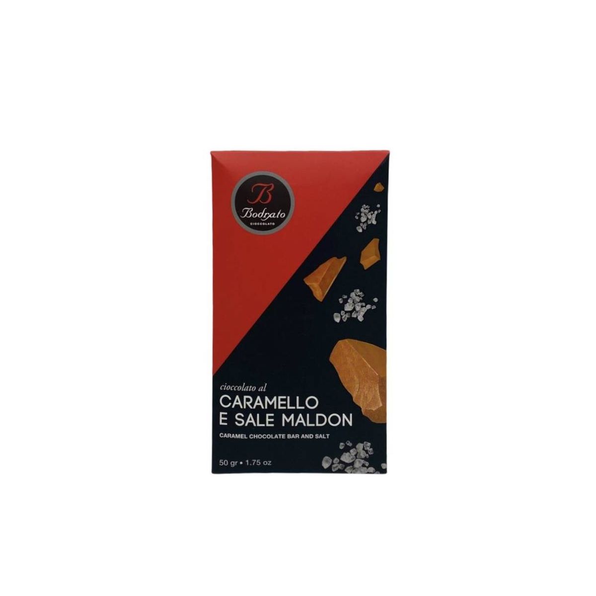 Bodrato - Tavoletta di Cioccolato al Caramello e Sale Maldon 50 gr.