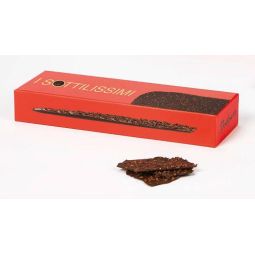 Bodrato - Tavoletta di Cioccolato Fondente con Granella di Fave di CacaoSottilissimi 160 gr.