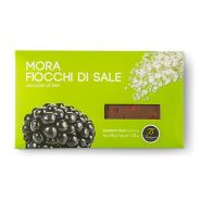 Bodrato - Tavoletta di Cioccolato al Latte con Mora e Fiocchi di Sale 50 gr. - Enoteca Bevi Bene