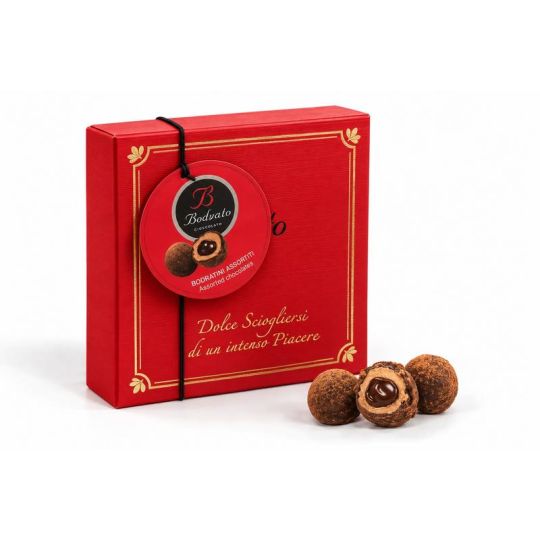 Bodrato - Cioccolatini Bodratini Assortiti in Scatola 160 gr. - Enoteca Bevi Bene