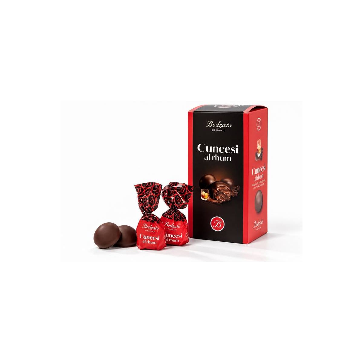 Bodrato - Cioccolatini Cuneesi al Rhum 160 gr. - Enoteca Bevi Bene