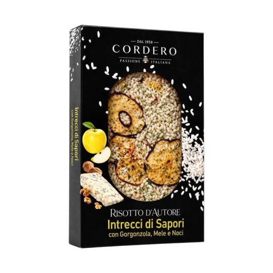 Cordero - Risotto d'Autore Intrecci di Sapori con Gorgonzola, Mela e Noci 250 gr.