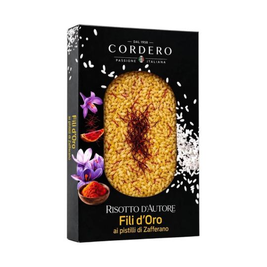 Cordero - Risotto d'Autore Fili d'Oro ai Pistilli di Zafferano 250 gr.