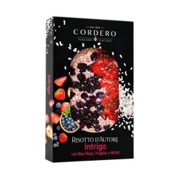 Cordero - Risotto d'Autore Intrigo con Riso Rosa, Fragole e Mirtilli 250 gr.