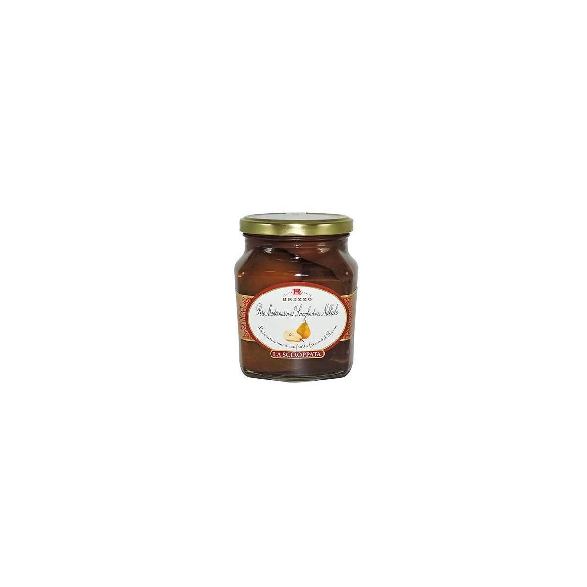 Brezzo - Frutta Sciroppata - Pere Madernassa al Langhe Nebbiolo DOC 600 gr.