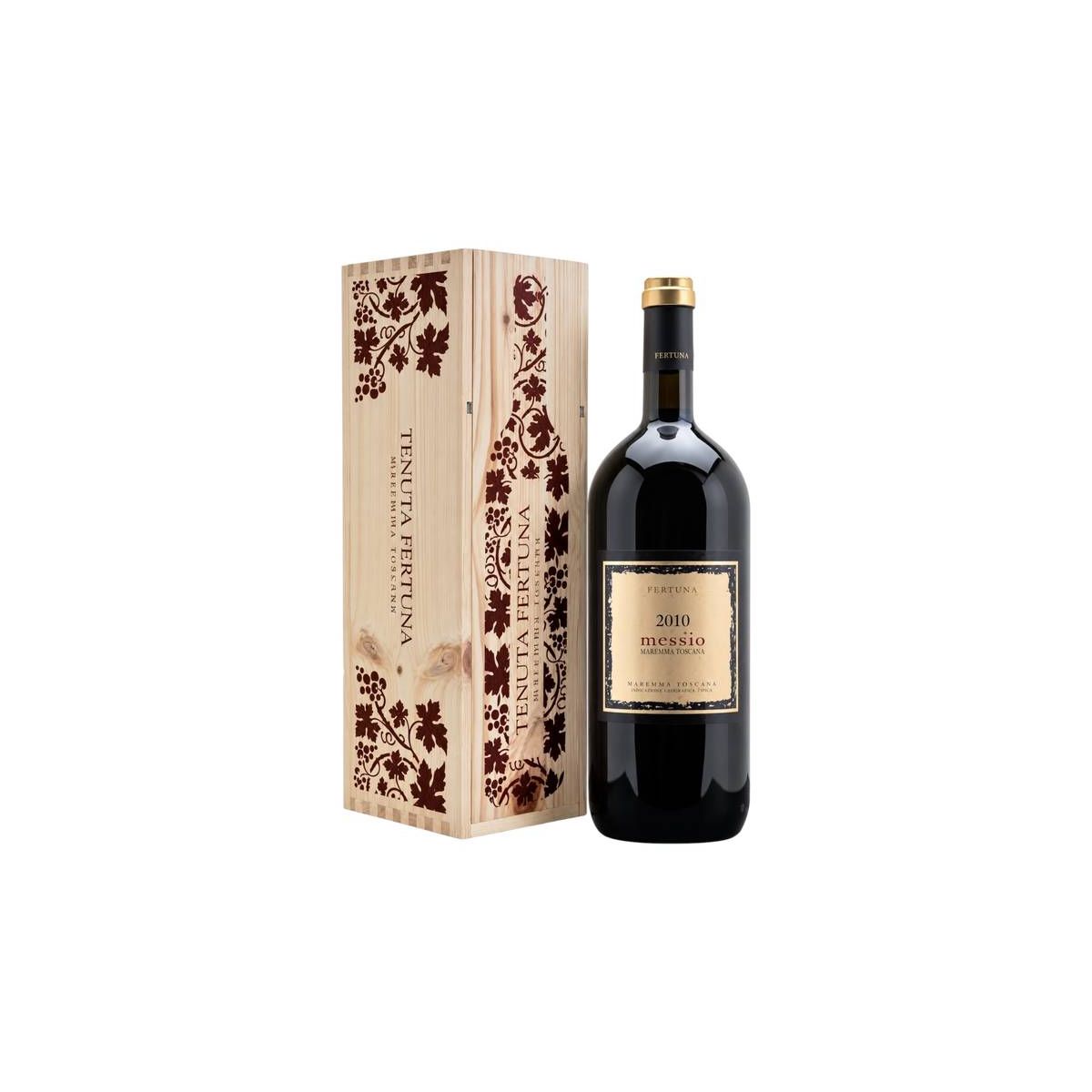 Tenuta Fertuna - Maremma Toscana IGT Messiio 2010 1,5 lt. MAGNUM + Box Legno