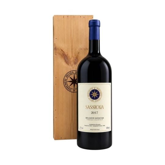 Tenuta San Guido - Bolgheri Sassicaia DOC 2017 3 lt. JEROBOAM + Box Legno