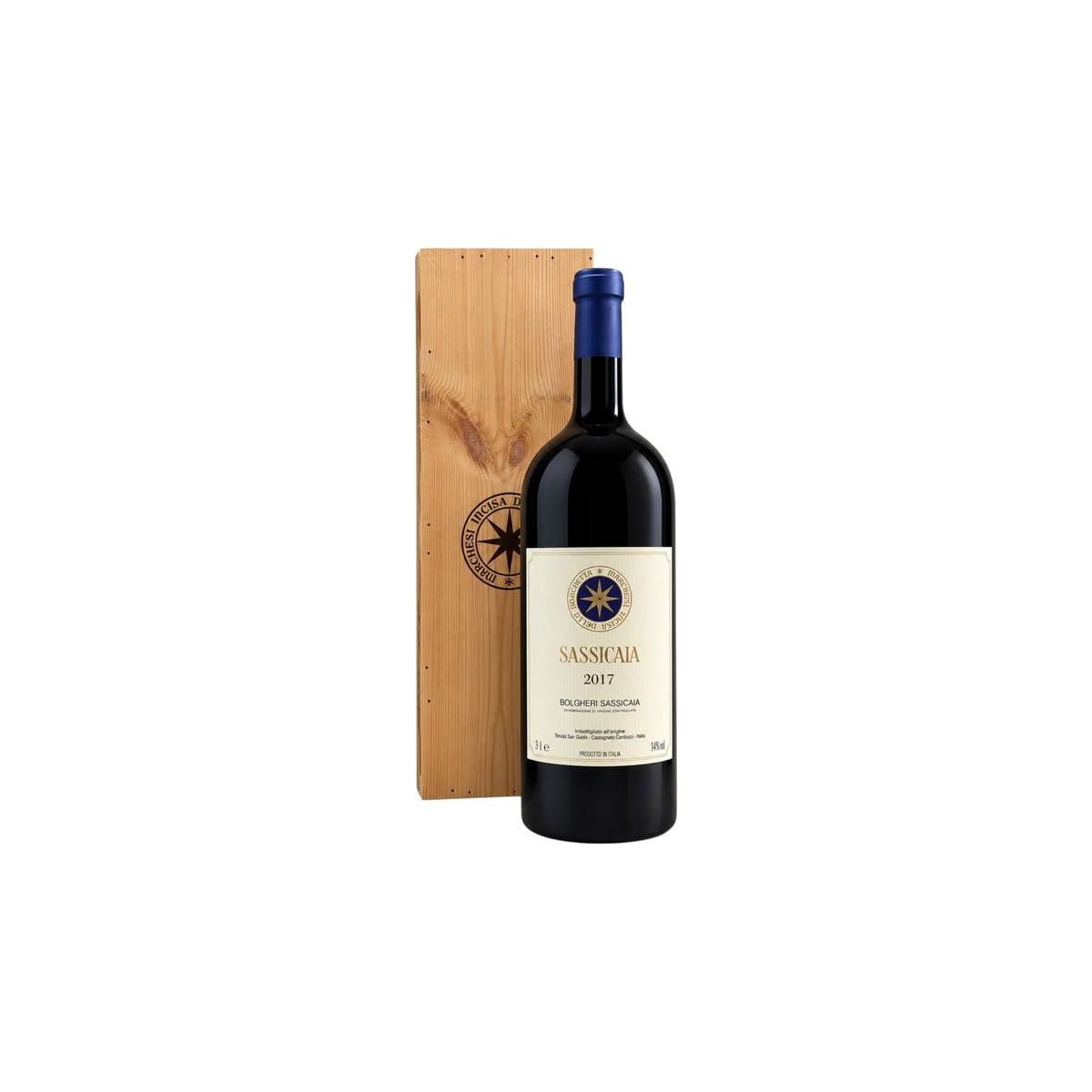 Tenuta San Guido - Bolgheri Sassicaia DOC 2017 3 lt. JEROBOAM + Box Legno