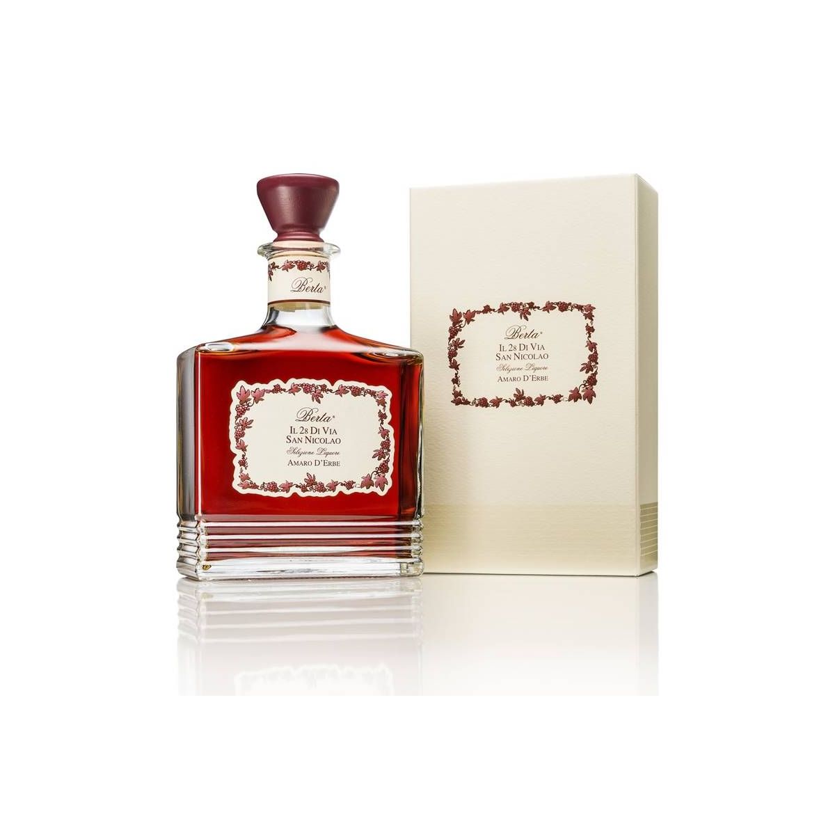 Berta - Amaro d'Erbe "Il 28 di Via San Nicolao" 0,70 lt. + Box - Enoteca Bevi Bene
