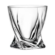 Bicchiere da Whisky in Vetro con Design a Spirale 280 ml