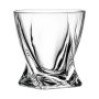 Bicchiere da Whisky in Vetro con Design a Spirale 280 ml