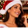 Christmas jewellery Orecchini Natalizi a Forma di Omino di Pan di Zenzero con Fiocchi di Neve Dorati - Enoteca Bevi Bene