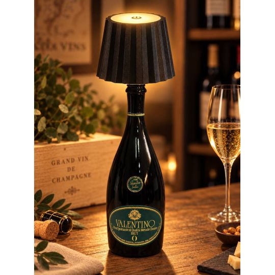 Lampada LED da Bottiglia Ricaricabile Touch Dimmerabile - Enoteca Bevi Bene