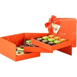 Venchi - Cioccolati Assortiti Confezione Autunno in latta 400 gr. - Enoteca Bevi Bene