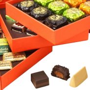 Venchi - Cioccolati Assortiti Confezione Autunno in latta 400 gr. - Enoteca Bevi Bene