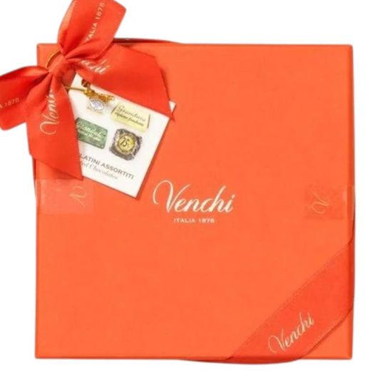 Venchi - Cioccolati Assortiti Confezione Autunno in latta 400 gr. - Enoteca Bevi Bene