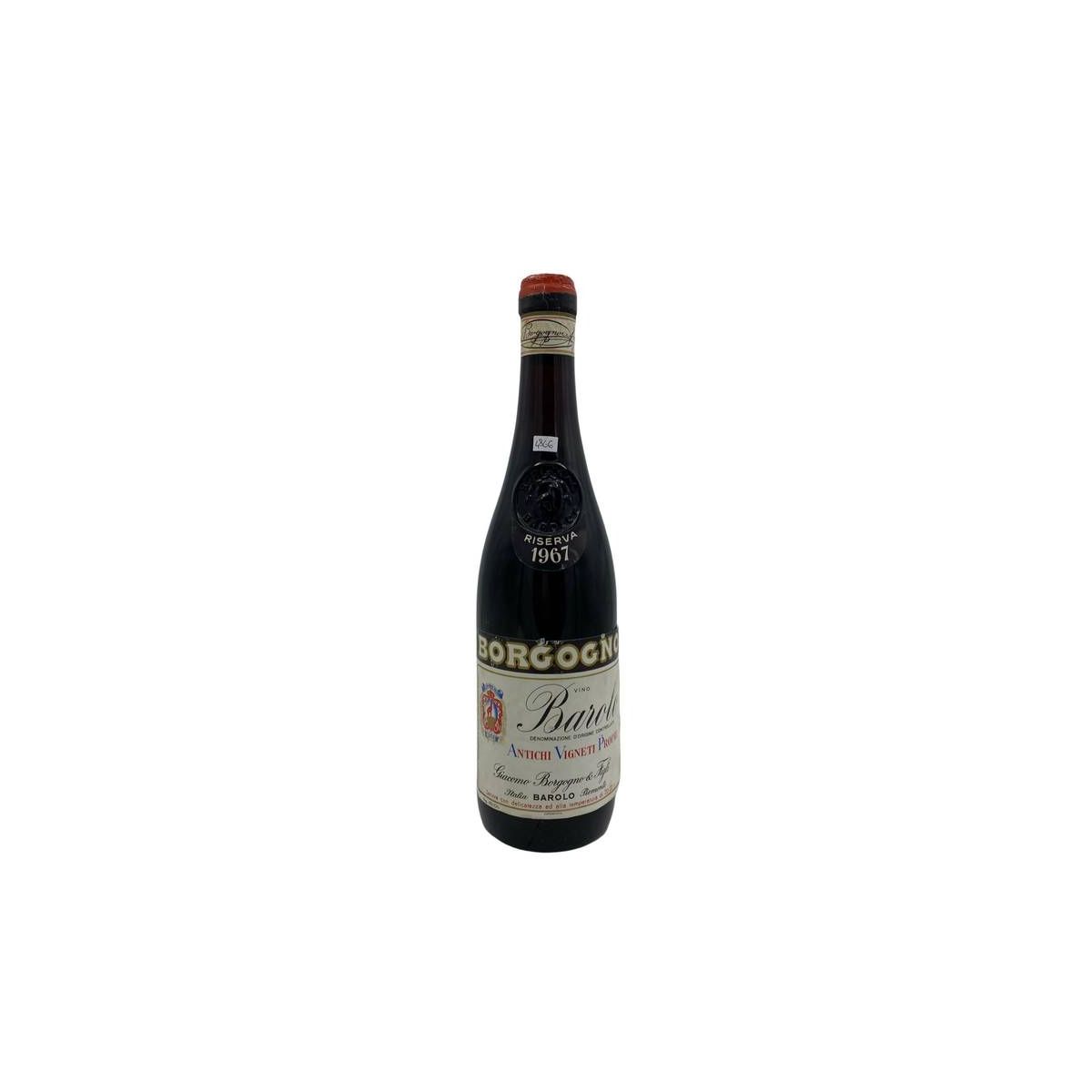 Vintage Bottle - Borgogno Barolo Riserva DOC 1967 0,72 lt. - COD. 4866 - Enoteca Bevi Bene