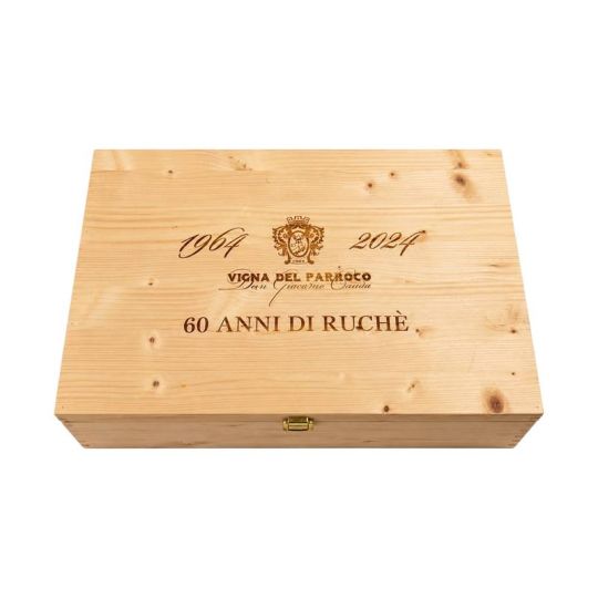 Luca Ferraris - Box Verticale Ruchè di Castagnole Monferrato DOCG "Vigna del Parroco 4 bt da 0,75 lt. - Enoteca Bevi Bene