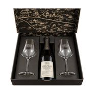 Torraccia del Piantavigna - Confezione regalo con 2 Calici e Metodo Classico Erbavoglio Blanc de Blancs Dosaggio Zero 0,75 lt.