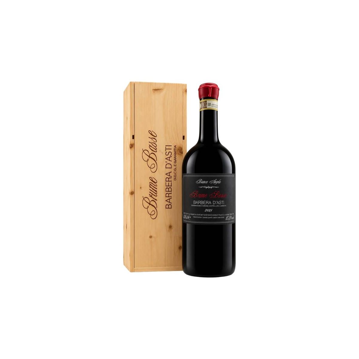 Bianco Angelo e Figlio - Barbera d'Asti DOCG "Brume Basse" 2021 1,5 lt. MAGNUM + Box Legno - Enoteca Bevi Bene