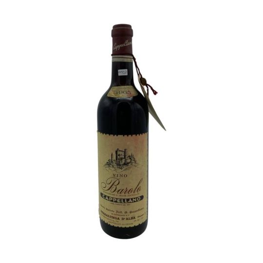 Vintage Bottle - Dott. G. Cappellano Barolo DOC 1965 0,72 lt. - COD. 11528
