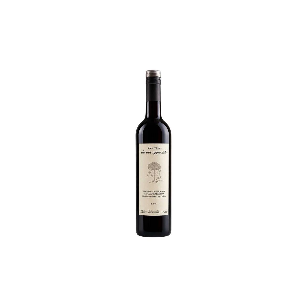 Renato Capretto - Vino Rosso da Uve Appassite 2010 0,375 lt. MEZZA BOTTIGLIA - Enoteca Bevi Bene