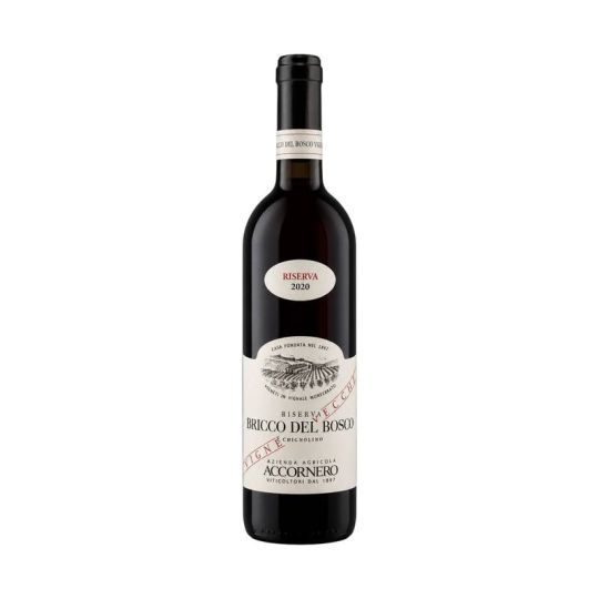 Az. Agr. Accornero - Grignolino del Monferrato Casalese Riserva DOC Bricco del Bosco Vigne Vecchie 2020 0,75 lt.