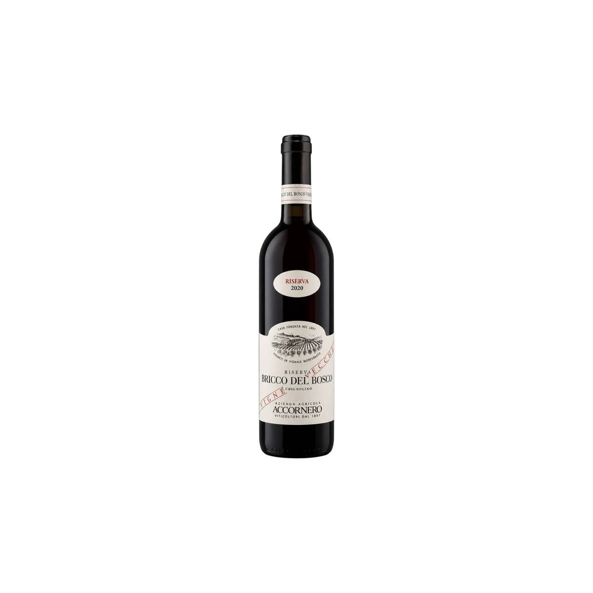 Az. Agr. Accornero - Grignolino del Monferrato Casalese Riserva DOC Bricco del Bosco Vigne Vecchie 2020 0,75 lt.